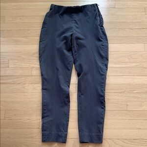 Everlane The Side-Zip Stretch Cotton Pants Grey Size 4 Business Casual Office